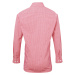 Premier Workwear Pánska bavlnená košeľa s dlhým rukávom PR220 Red -ca. Pantone 200