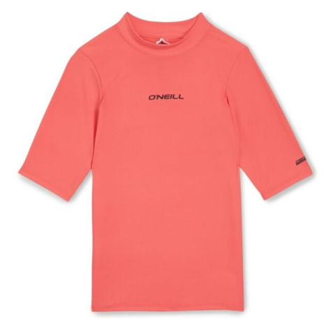 O'Neill ESSENTIALS Dievčenské plavecké tričko, lososová, veľkosť