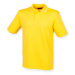Henbury Pánske funkčné polo tričko H475 Yellow