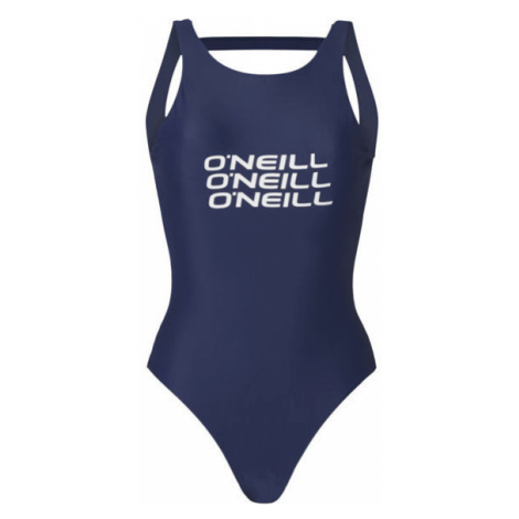 O'Neill PW NOOS LOGO BATHINGSUIT Dámske jednodielne plavky, tmavo modrá, veľkosť