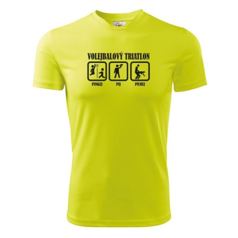Pánské volejbalové tričko Volejbalový triatlon
