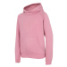 Dievčenská mikina s kapucňou 4F JUNIOR GIRLS SWEATSHIRT JBLD002-56S-LIGHT PINK