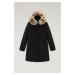 Kabát Woolrich Luxury Boulder Coat Čierna