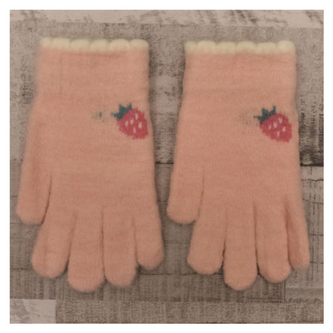 Detské ružové rukavice FUIT