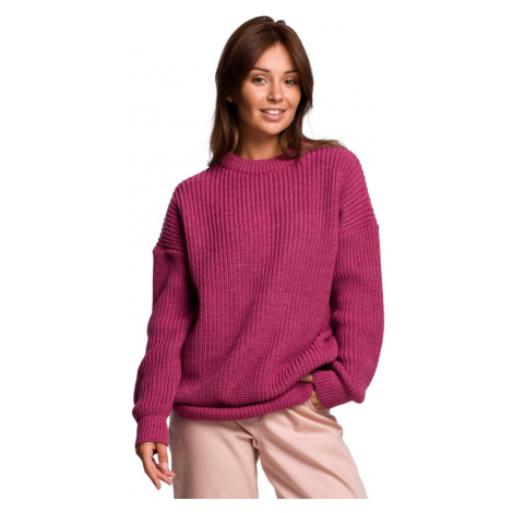 BK052 Rebrovaný pletený sveter