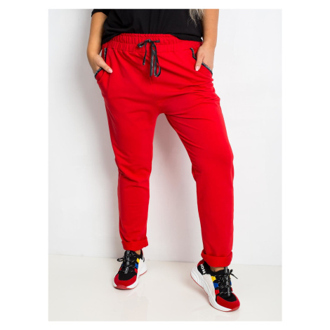 Savage red oversized pants