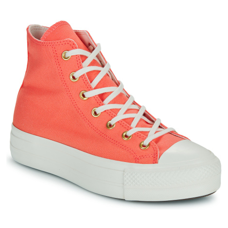 Converse  CHUCK TAYLOR ALL STAR LIFT  Členkové tenisky Oranžová