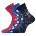 Boma Xantipa 42 Dámske vzorované ponožky - 3 páry BM000000734400100587 mix