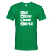 Pánske Geek/hráčske tričko EAT, SLEEP, GAME, REPEAT - dokonalý darček