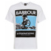 Barbour International Tričko  biela / zmiešané farby