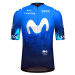 GOBIK Cyklistický dres s krátkym rukávom - ODYSSEY MOVISTAR TEAM 2024 - modrá/biela