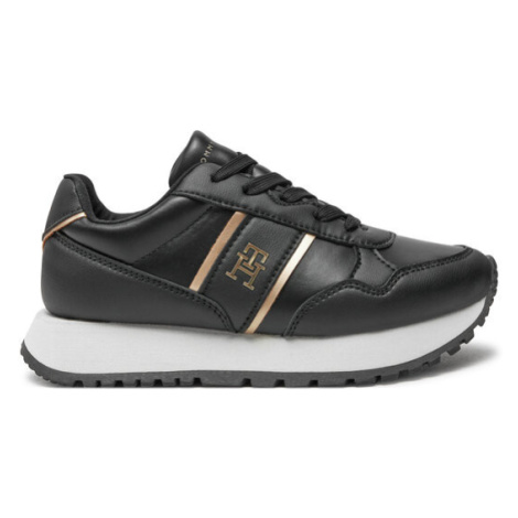 Tommy Hilfiger Sneakersy Low Cut Lace-Up Sneaker T3A9-33548-1695 M Čierna