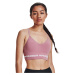 Podprsenka Under Armour Seamless Low Long Bra Pink Elixir