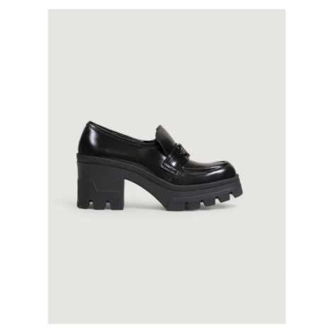 Calvin Klein Jeans  CHUNKY HEELED LOAFER YW0YW01494  Lodičky Čierna