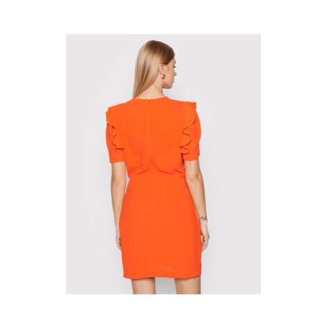 Morgan Každodenné šaty 221-RGAIA.F Oranžová Regular Fit