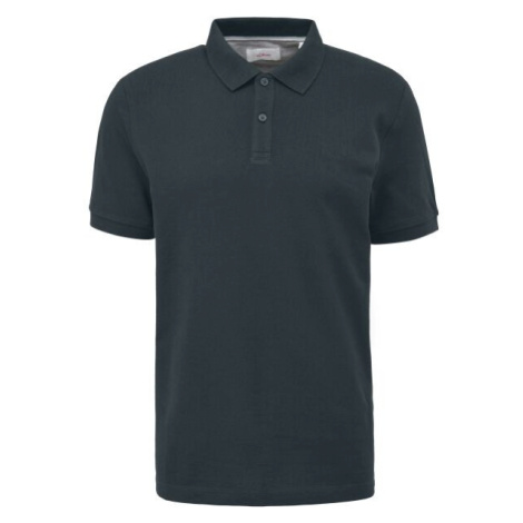 s.Oliver RL POLO SHIRT NOOS Pánska polokošeľa, tmavo sivá, veľkosť