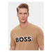 Boss Tričko Tiburt 427 50506923 Béžová Regular Fit