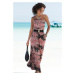 LASCANA Plážové šaty  zmiešané farby / ružová / čierna