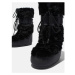 Dámske vysoké zimné topánky MOON BOOT MB ICON FAUX FUR -N001 BLACK