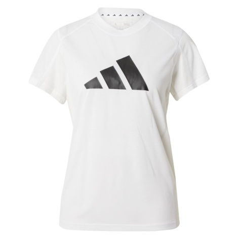 ADIDAS PERFORMANCE Funkčné tričko  čierna / biela