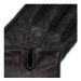 Calvin Klein Dámske rukavice Re-lock Debossed K60K609975 Čierna