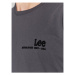 Lee Tričko Small Logo L68WFEON 112321824 Sivá Regular Fit