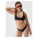 Women's bikini top 4F - black