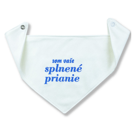 Bavlnený slintáčik pre bábätká - Prianie