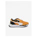 Orange Mens Suede Details Puma Mirage Sport Remix - Men