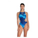 Arena one floating tech back one piece silver/white/navy xl - uk38