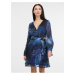 Dark blue women's dress with a bedspread Guess Farrah - Women
