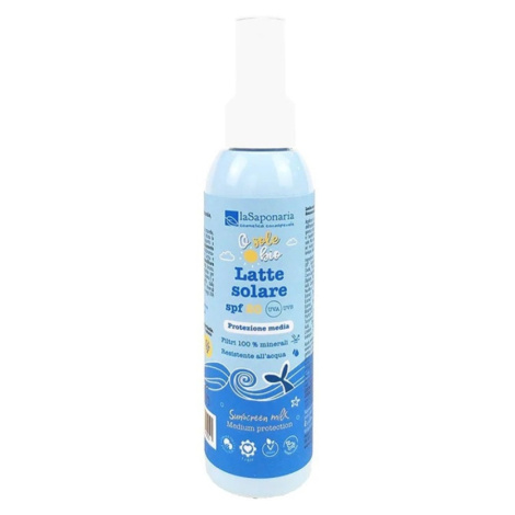 LA SAPONARIA Opaľovacie mlieko SPF 20 BIO 125 ml