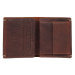 Pánska kožená peňaženka Burkely Sten - tmavo hnedá