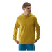 Pánska mikina s kapucňou 4F SWEATSHIRT-4FWSS24TSWSM0948-71S-YELLOW