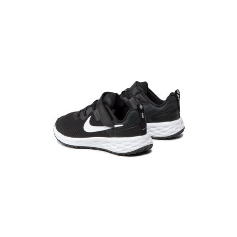 Nike Bežecké topánky Revolution 6 Nn (PSV) DD1095 003 Čierna