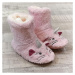 Detské ružové papuče ARIANA