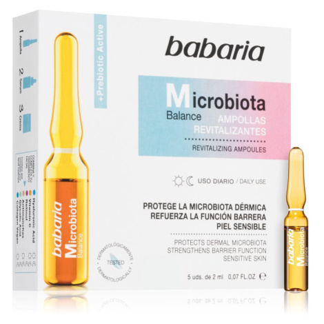 Babaria Microbiota Balance revitalizačné sérum v ampulkách