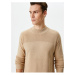 Koton Half Turtleneck Sweater Knitwear Slim Fit Textured