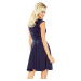 Tmavě modré šaty s krajkou model 5277175 XXL - numoco