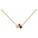 PDPAOLA Pozlátený náhrdelník zo striebra LIME BLUSH Gold CO01-177-U