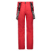 CMP MAN PANT Pánske lyžiarske nohavice, červená, veľkosť