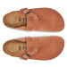 Birkenstock Boston Suede Embossed Narrow Fit