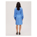 Selected Femme Košeľové šaty Blue 16088066 Modrá Regular Fit