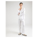 Lauren Ralph Lauren Pyžamo  šedobiela / prírodná biela
