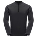 Čierna pánska fleecová mikina Jack Wolfskin Bike Commute Fleece HZ M 1710661-6350