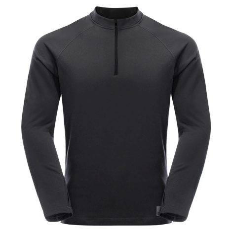 Čierna pánska fleecová mikina Jack Wolfskin Bike Commute Fleece HZ M 1710661-6350