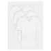 Michael Kors Súprava 3 tričiek BR2V001023 Biela Regular Fit