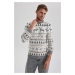 DEFACTO New Year Themed Standard Fit Regular Cut Patterned Crew Neck Knitwear Sweater