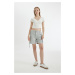 DEFACTO Cool Regular Fit Normal Waist Short Leg Gabardine Shorts