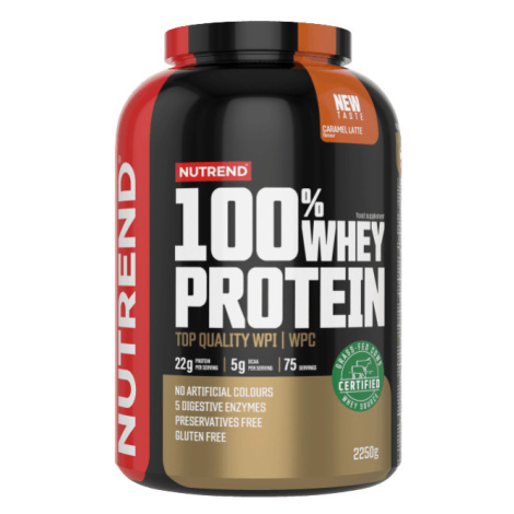 Nutrend 100% Whey Protein, Karamelové latté 2250 g